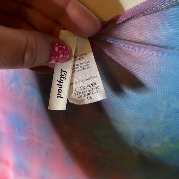 Sheer, tie dyed kimono - Picture 3 of 3